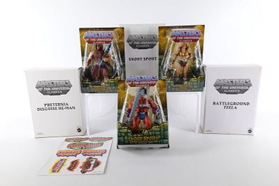 Lot of 3 Masters of the Universe Classics Action Figures. MOTU. Including Battleground Teela 