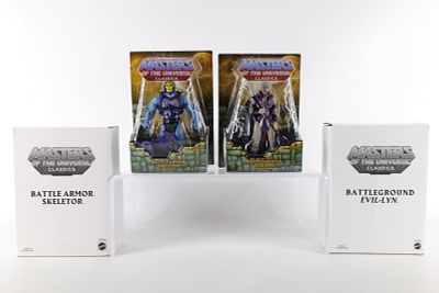 Lot of 2 Masters of the Universe Classics Action Figures. MOTU. Including Battle Armor Skeletor 