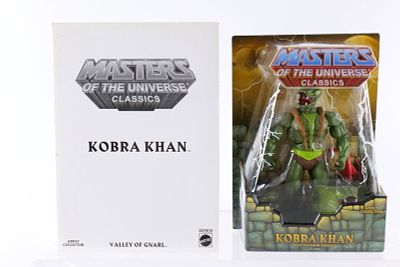 Masters of the Universe Kobra Khan Action Figure - MOTU. Mattel Matty Collector - 2011. New in 