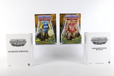 Lot of 2 Masters of the Universe Classics Action Figures. MOTU. Including Fearless Photog and 