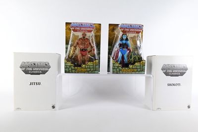 Lot of 2 Masters of the Universe Classics Action Figures. MOTU. Including Jitsu and Shokoti. 