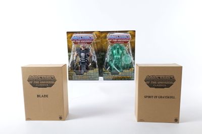 Lot of 2 Masters of the Universe Classics Action Figures. MOTU. Including Blade and Spirit of 