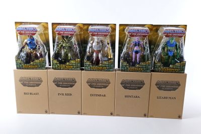 Lot of 5 Masters of the Universe Classics Action Figures. MOTU. Including Rio Blast, Lizard Man 