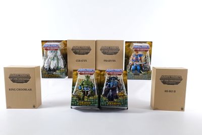 Lot of 4 Masters of the Universe Classics Action Figures. MOTU. Including He-Ro II, King 