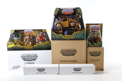Lot of Masters of the Universe Figures and Accessories. Including Night Stalker Collector's 