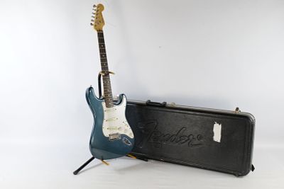 Fender American Standard Stratocaster 1987 - Gunmetal Blue Electric Guitar - Made in USA - 