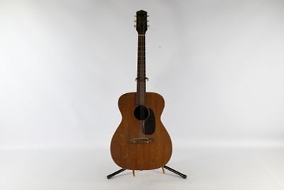 Vintage Harmony 6-String Parlor Acoustic Guitar. Made in USA. Project Piece! Classic Script 
