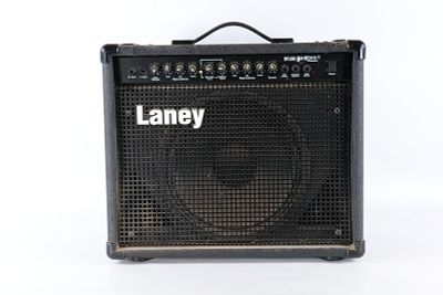 Laney HardCore HC50R 50-Watt 1x12 Guitar Combo Amp with Reverb. Minor wear from use. Plugged in 
