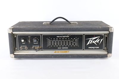 Vintage 1970's Peavy Monitor 260C Amplifier Head. Made in the USA. Comes with cord. Plugged in 