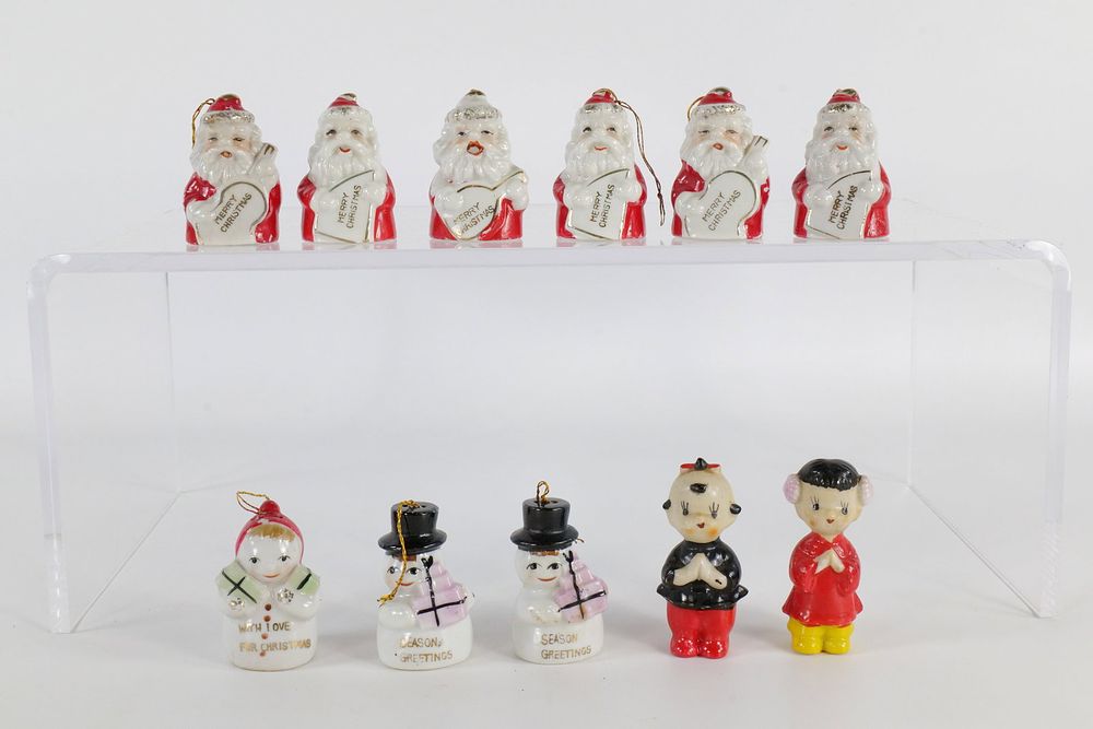 Lot 153: Lot of Ceramic Christmas Bells