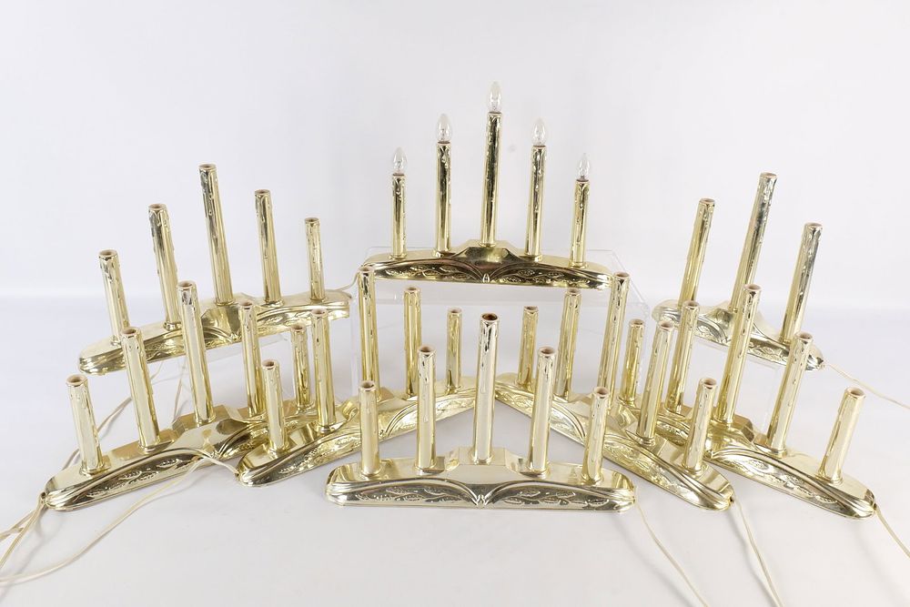 Lot 155: Lot of Plastic Plug In Candelabras