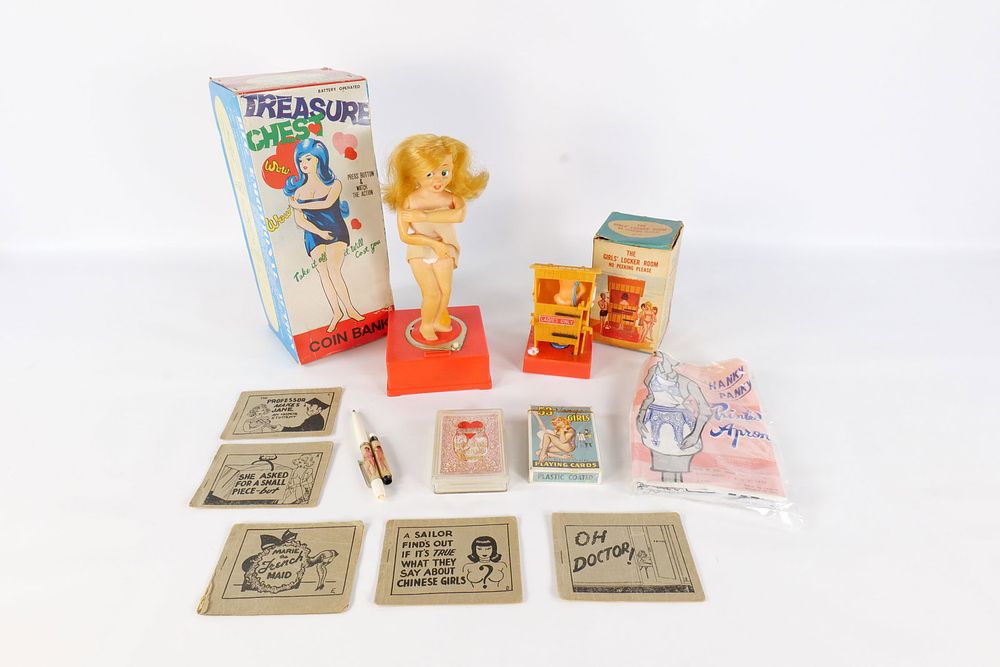 Lot 184: Lot of Risque Collectibles