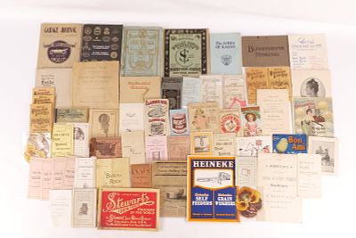 Lot of Ephemera. Including Ad Books, Brochures, Pamphlets, Manufacturing, Food, Jewelry, Seeds 