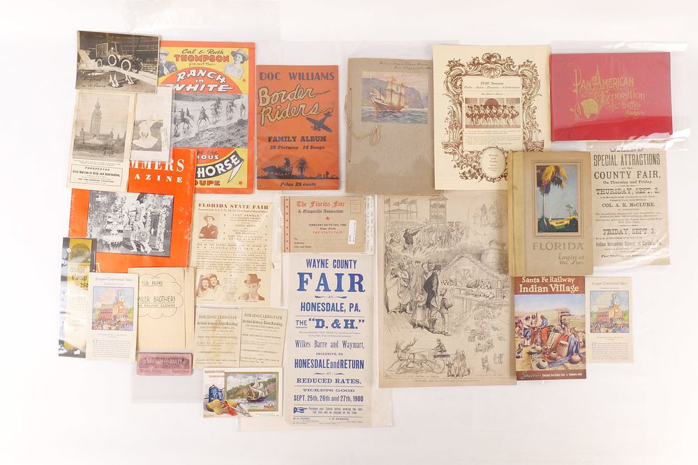 Lot 158: Lot of Circus and Fair Ephemera