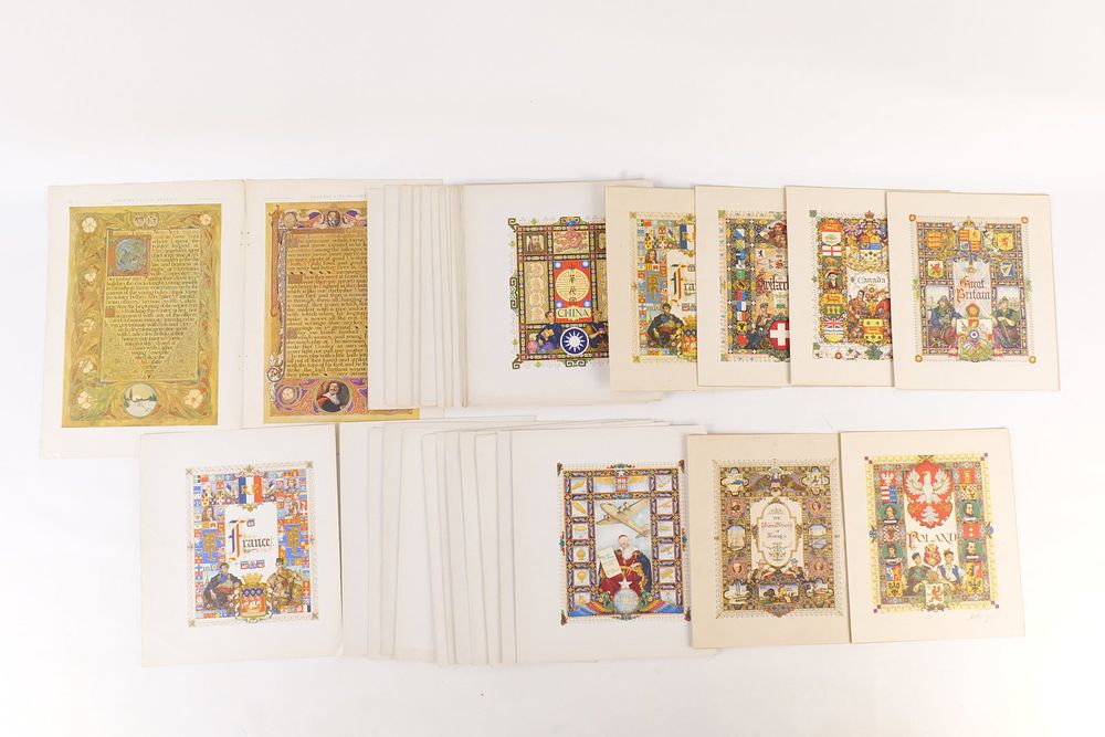 Lot 171: Lot of Lithograph Title Pages