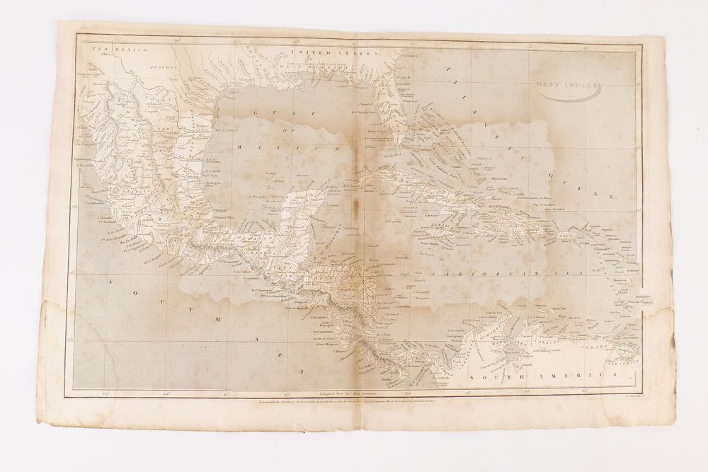 Lot 176: 1805 Arrowsmith Map of The West Indies