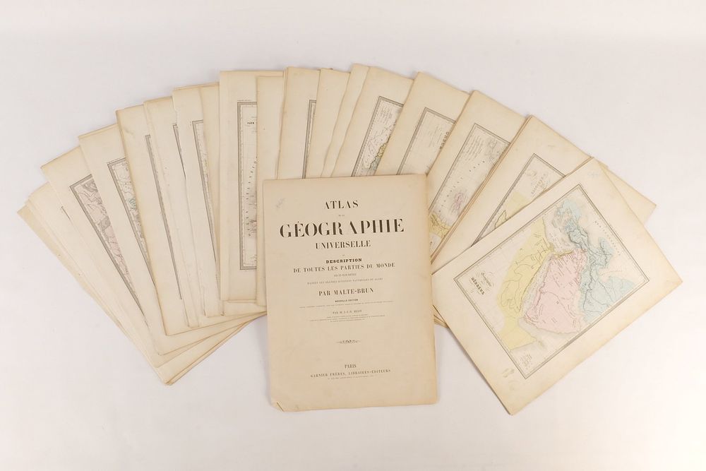 Lot 177: Atlas of the Geographie Universelle