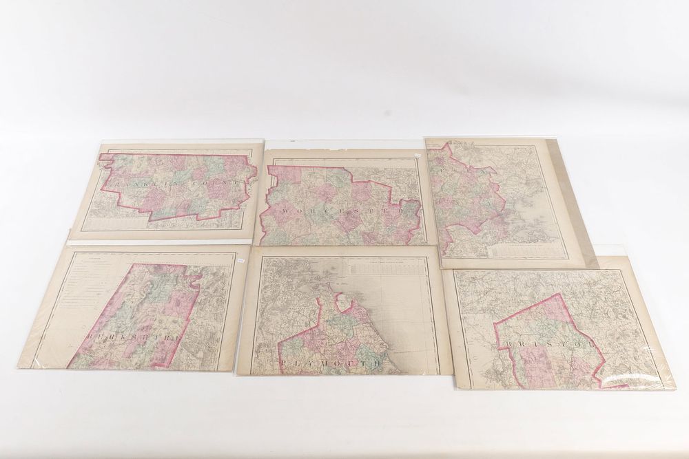 Lot 183: Group of Maps - Walling & Grays