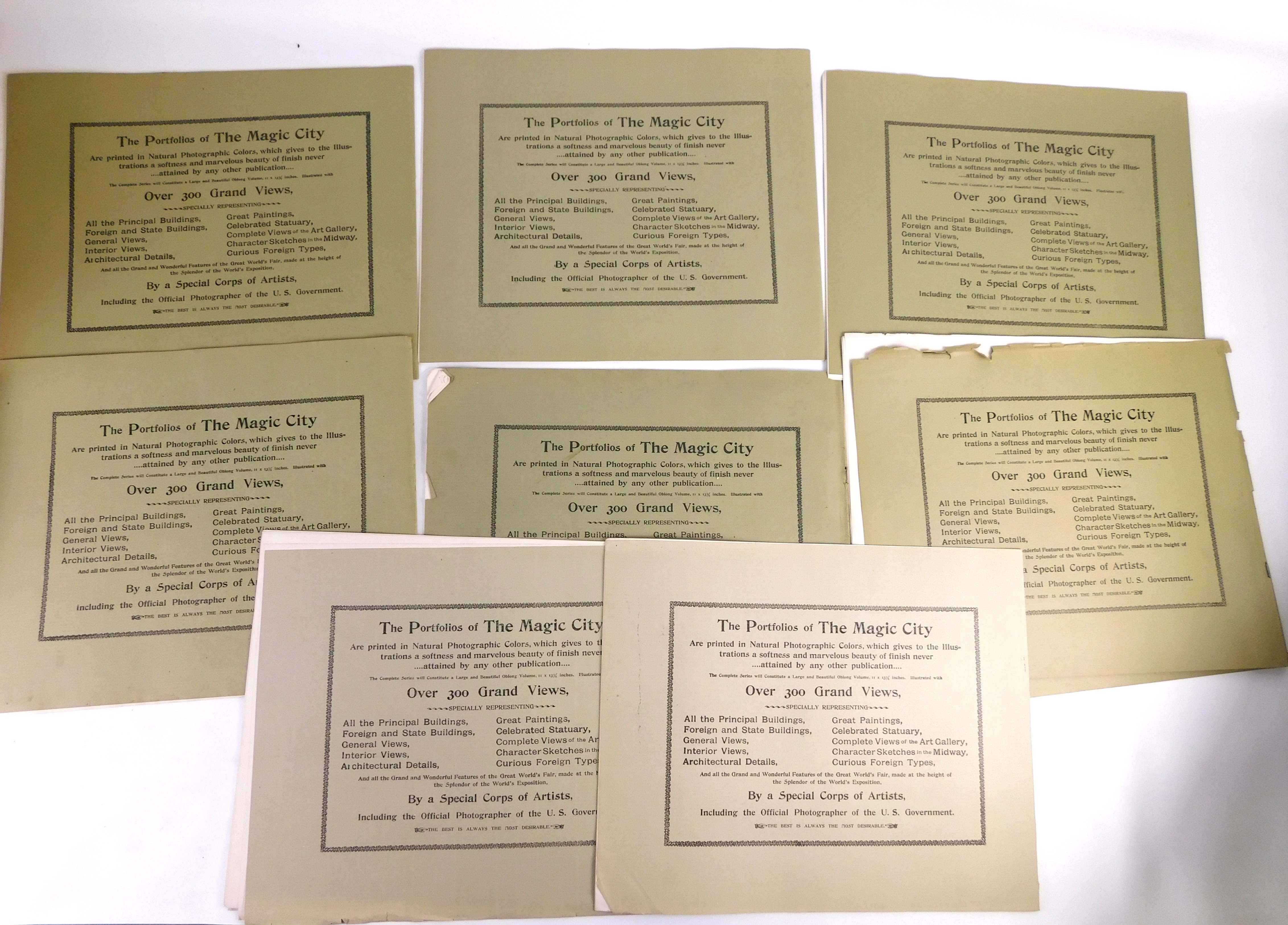 Group Lot of World's Fair Publications