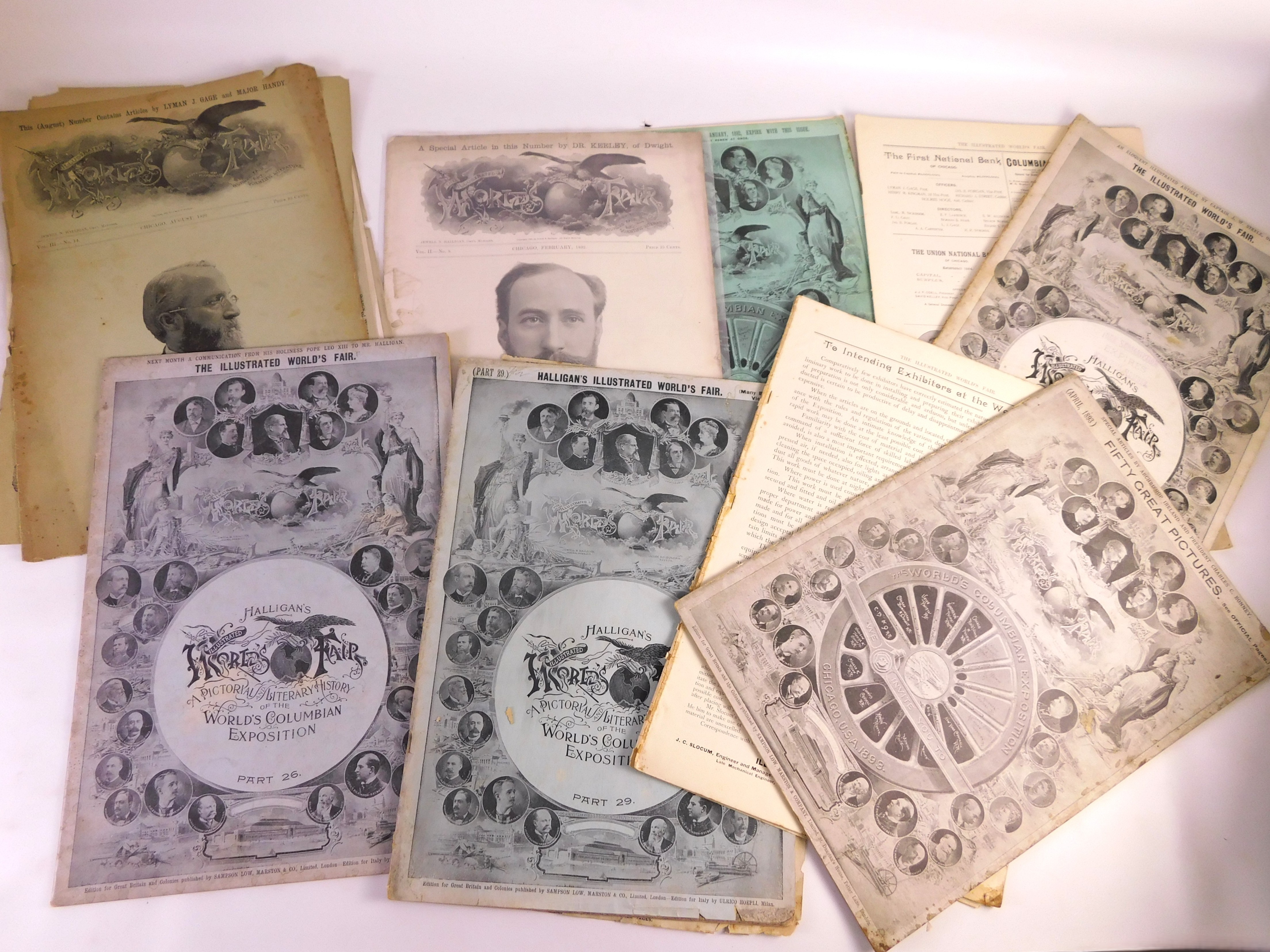 Group Lot of World's Fair Publications