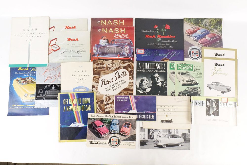 Lot 234: Lot of Nash Car Brochures