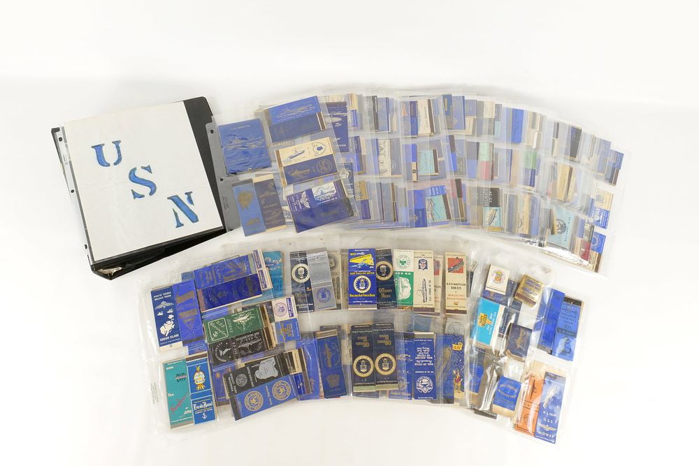 Lot 246: Lot of WWII and US Navy Matchbook Covers
