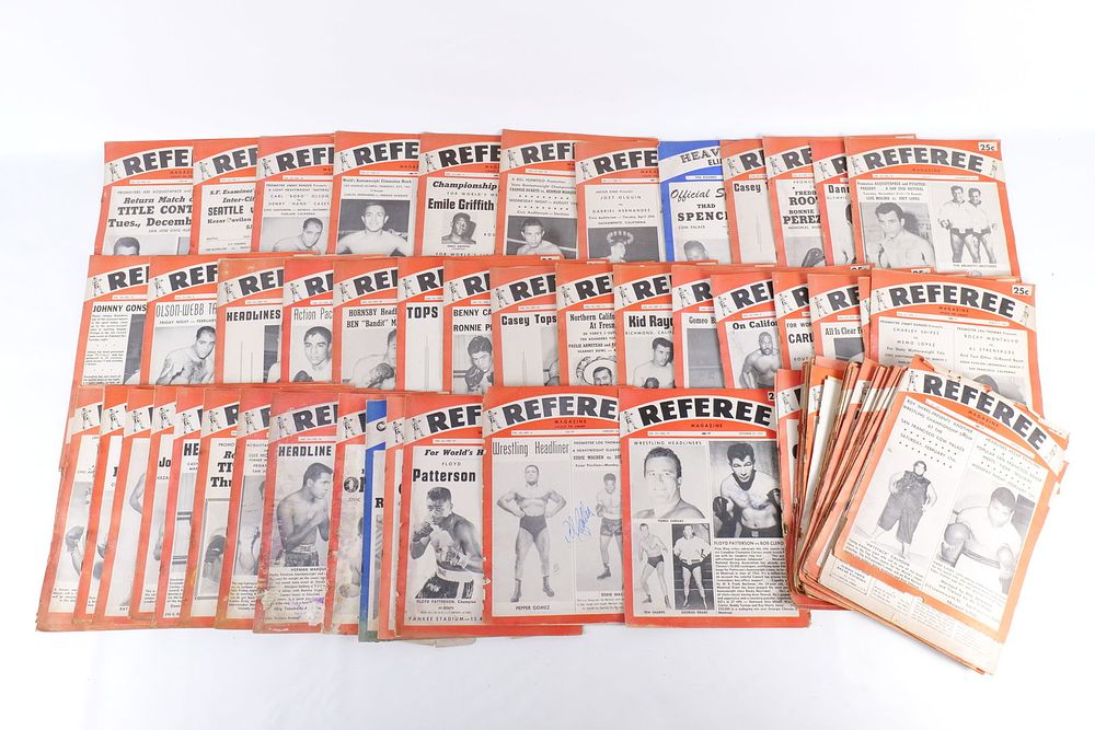 Lot 260: Lot of Vintage Referee Magazines