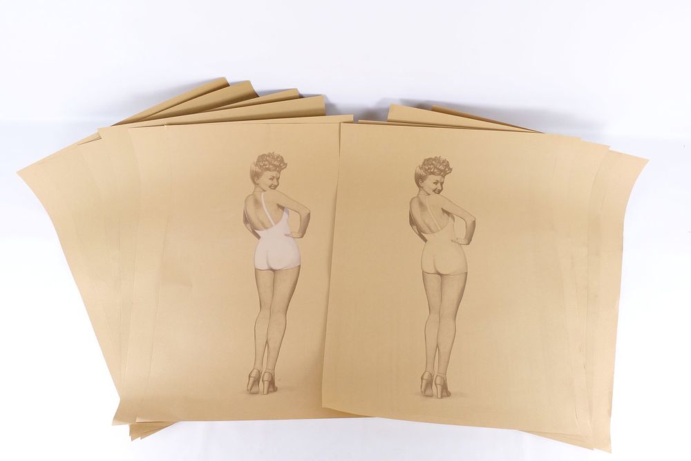 Lot 262: Lot of Pin Up Prints