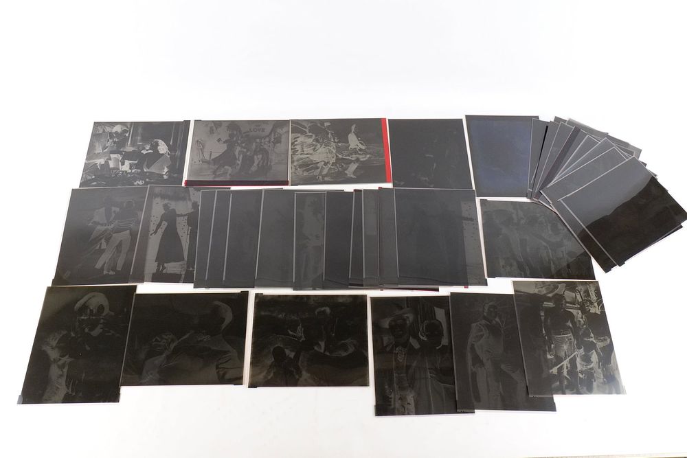 Lot 291: Lot of Movie Actor Negatives by Gustavo Parras