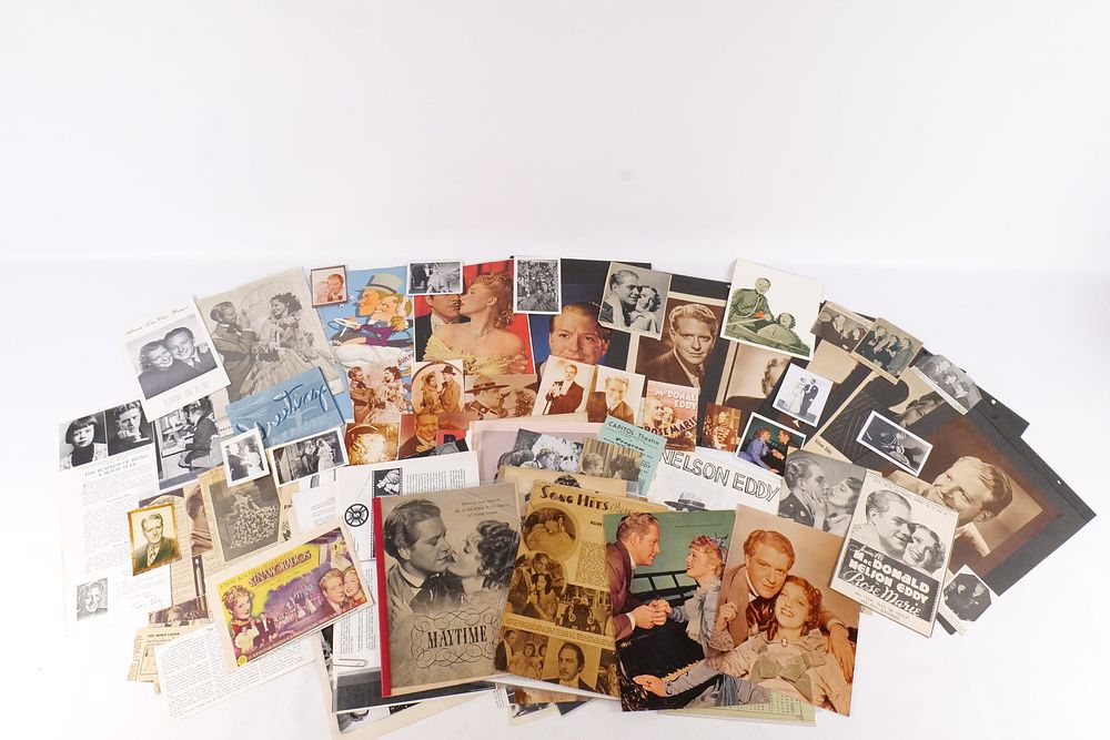 Lot 301: Nelson Eddy and Jeanette MacDonald Lot