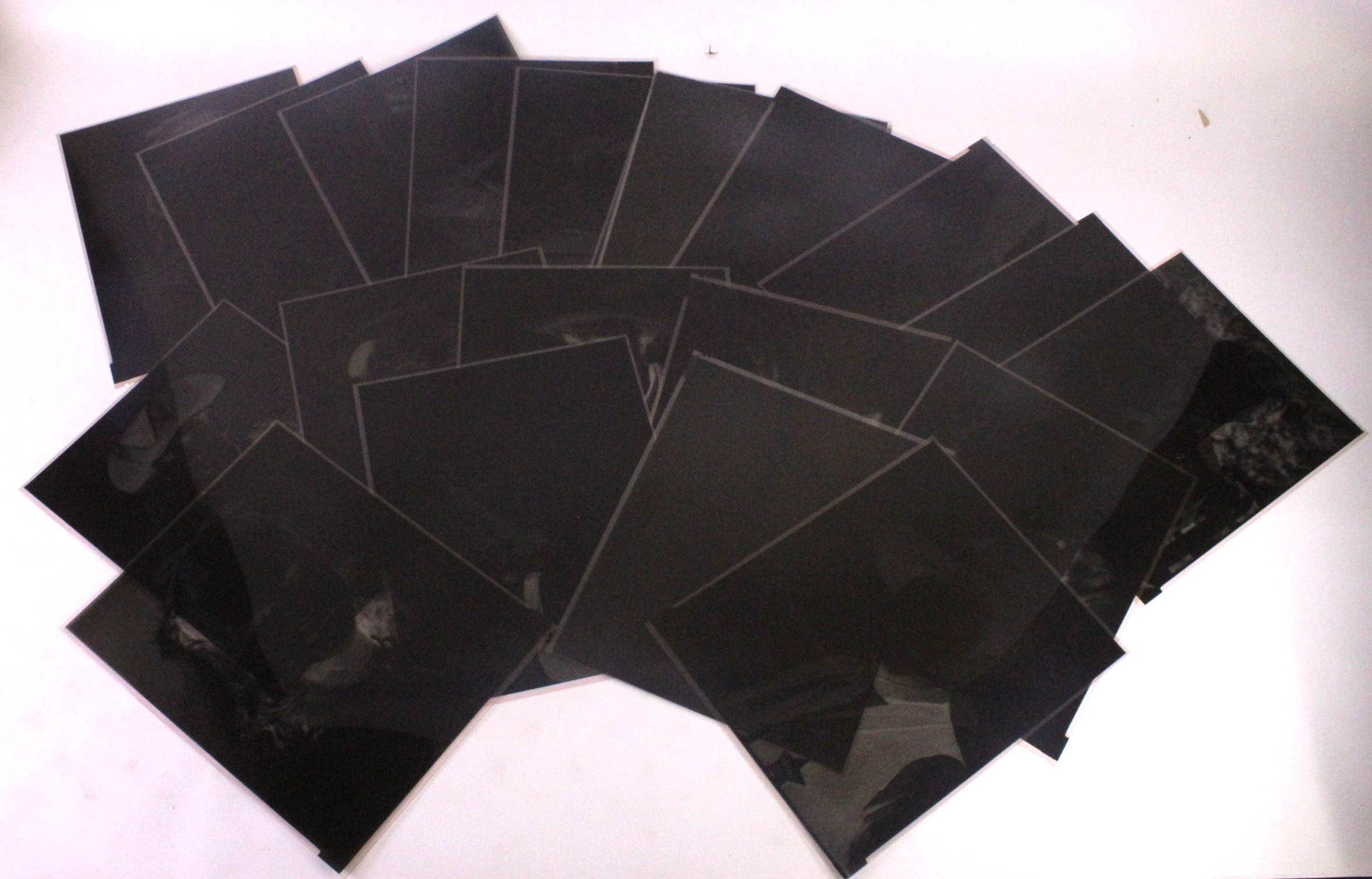 Lot of 21 Original Celebrity Negatives by Gustavo Parras