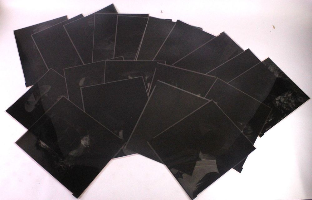Lot 315: Lot of 21 Original Celebrity Negatives by Gustavo Parras