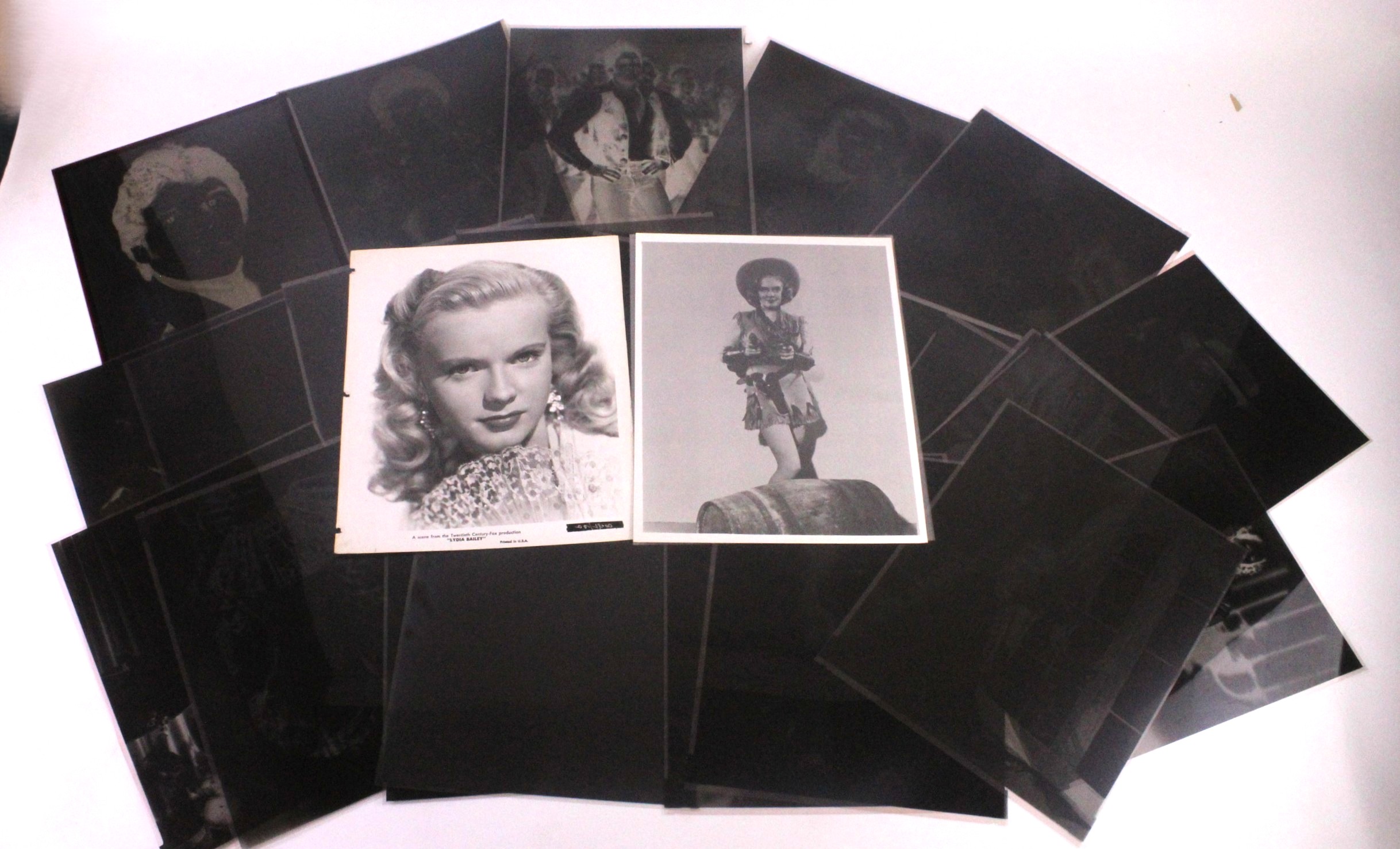 Lot of 25 Original Celebrity Negatives by Gustavo Parras