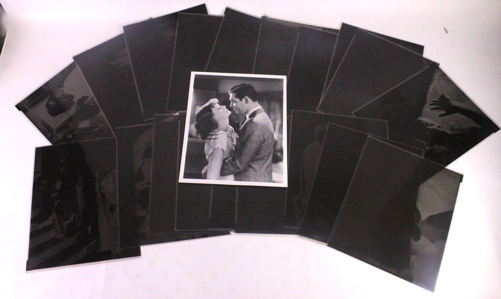 Lot 317: Lot of 20 Original Clark Gable Negatives by Gustavo Parras