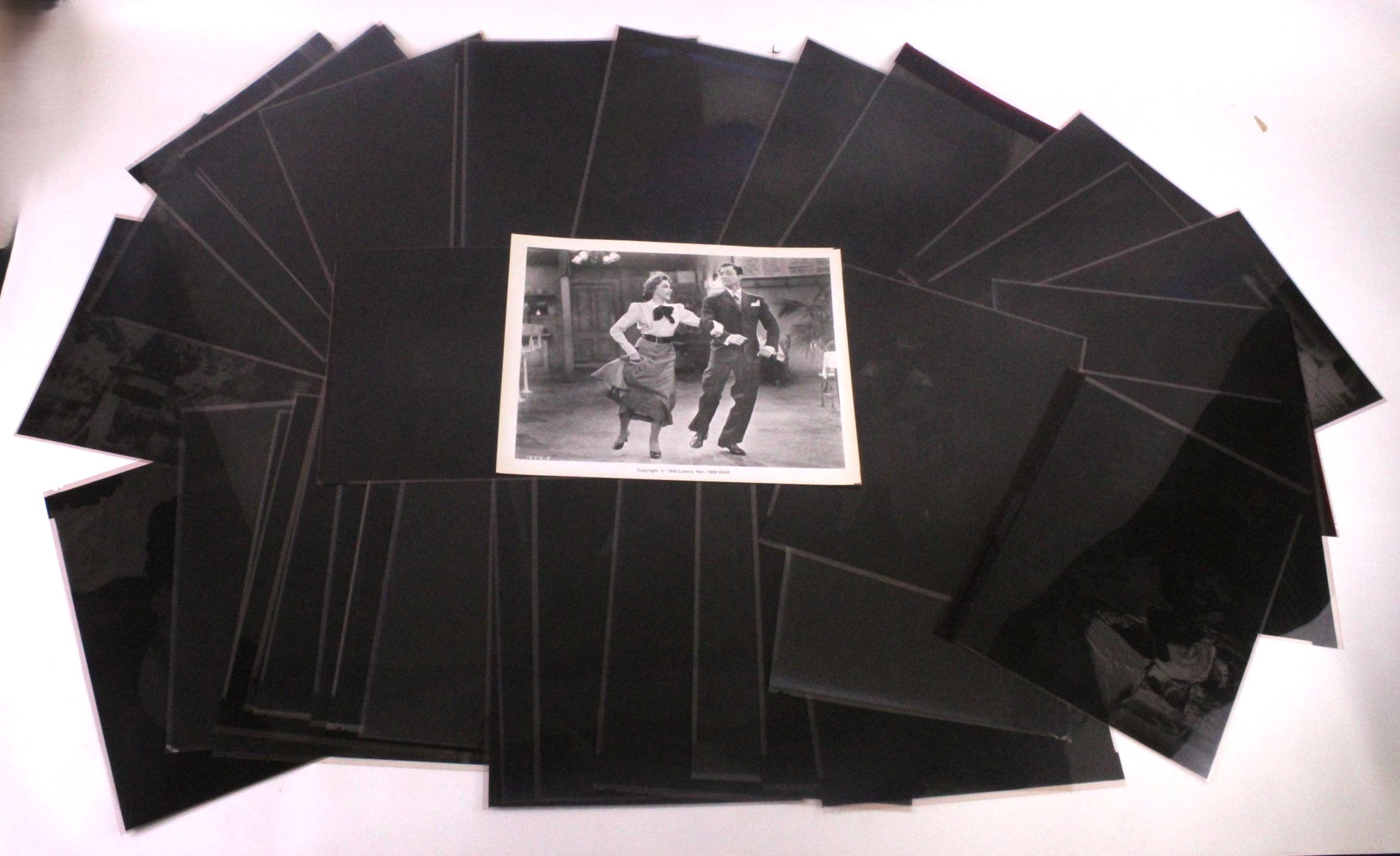 Lot of 37 Original Judy Garland Negatives by Gustavo Parras