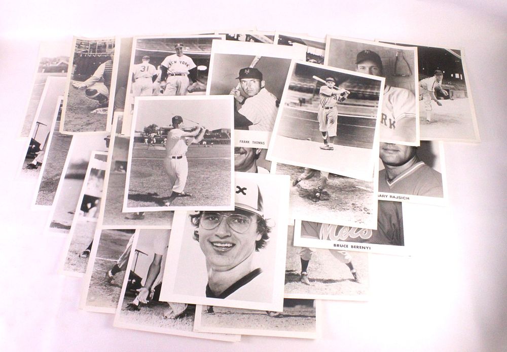 Lot 333: Lot of 26 Original Baseball Player Photographs by Gustavo Parras