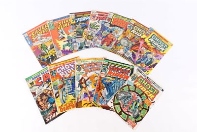 70's Marvel Comic Lot. Includes The Cat #4 (Good+), Marvel Spotlight #10 & #11 (G+), Ghost 