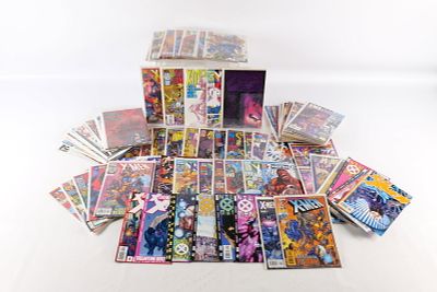 Short Box of Mutant Mania Comics. Including Uncanny X-Men, Legacy, Avengers, X-Sanction, and 
