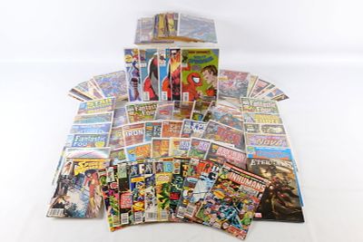 Short Box of Marvel Comics. Including Heroes Return #1's. Short Box is Full. The Short Box is 