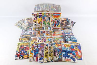 Short Box of Excalibur Comics. Including Mutant X, Wolverine, Excalibur Vol. 1, New Excalibur 