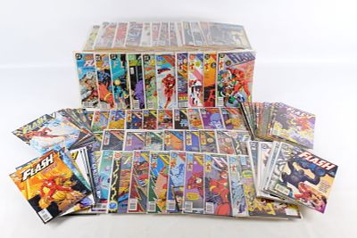 Long Box of The Flash Vol. 2 Comics. Including Mark Waid, Geoff Johns, Etc. Over 200 Comics. 