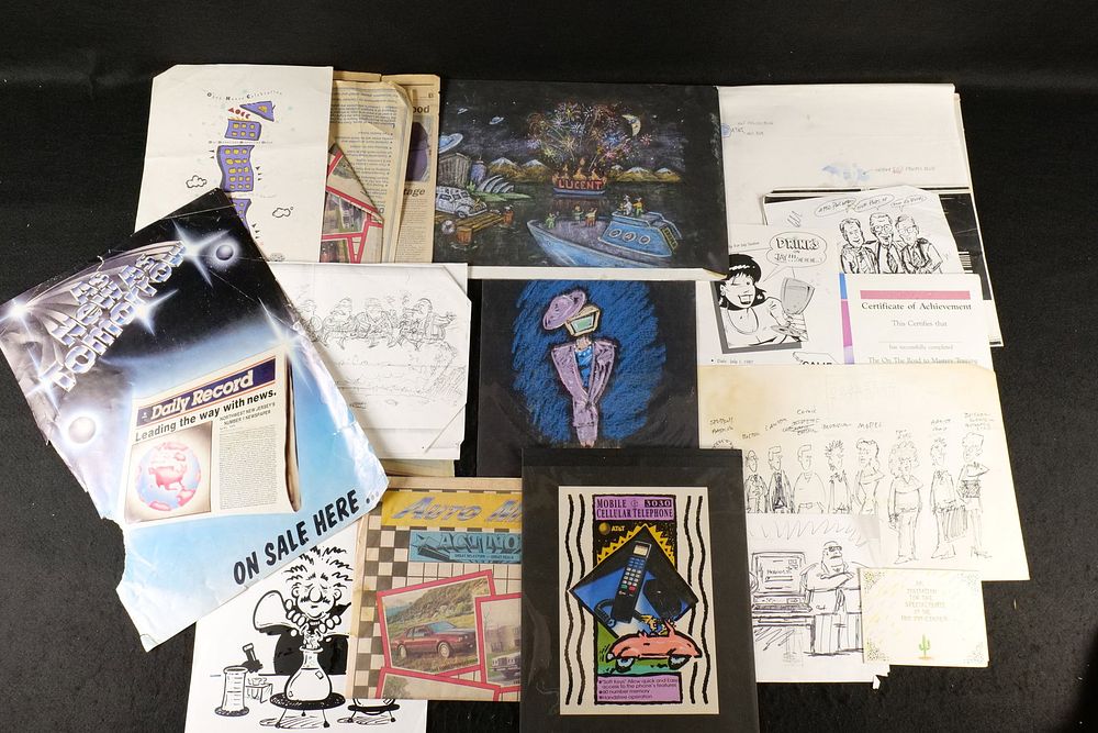 Lot 238: Lot of Original Advertising Illustrative Works and Sketches