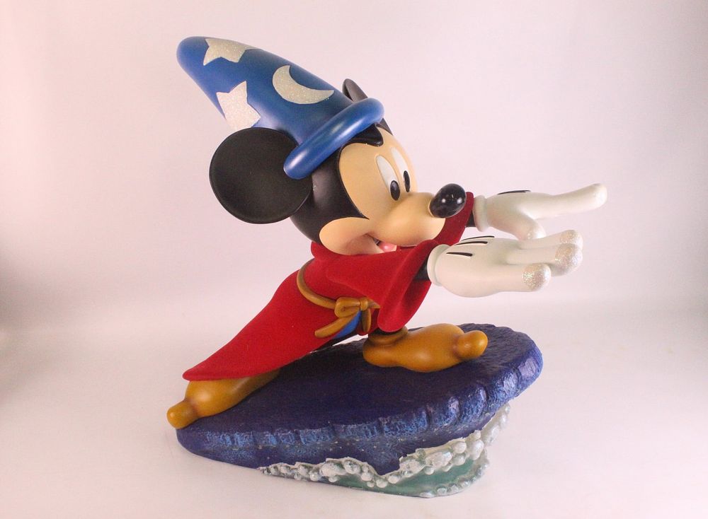 Lot 183: The Art of Disney Mickey as the Sorcerer's Apprentice Magical Big Figurine
