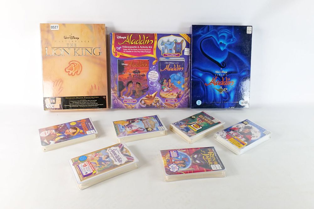 Lot 366: Lot of Sealed Disney VHS