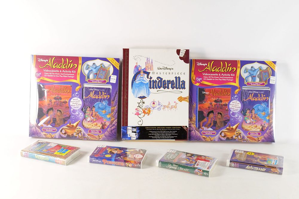Lot 370: Lot of Sealed Disney VHS