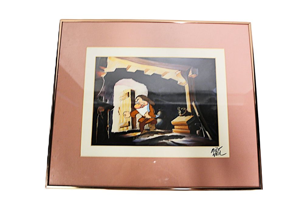 Lot 426: Disney Original Production Cel - Grumpy in Mine