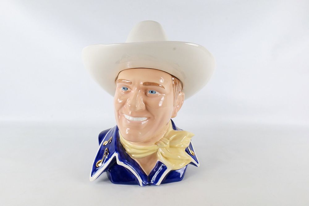 Lot 195: Gene Autry "Singing Cowboy" Ceramic Limited Edition Cookie Jar Bust