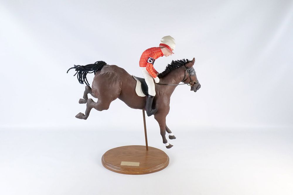 Lot 347: Mixed Media Horse Sculpture by Audrey Schulz