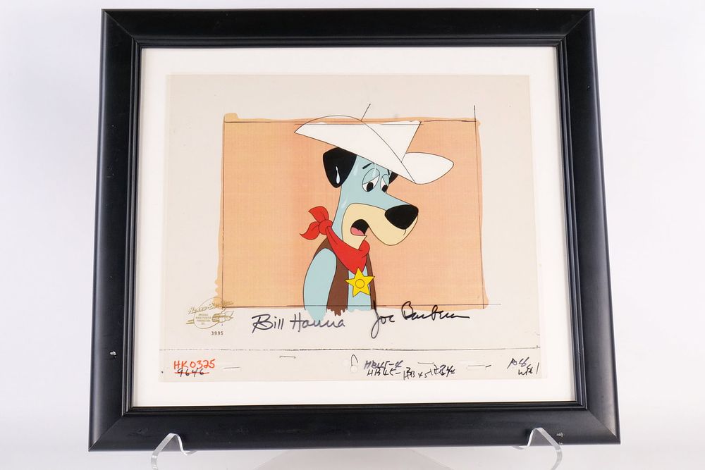 Lot 402: Original Huckleberry Hound Hanna-Barbera Hand-Painted Production Cel