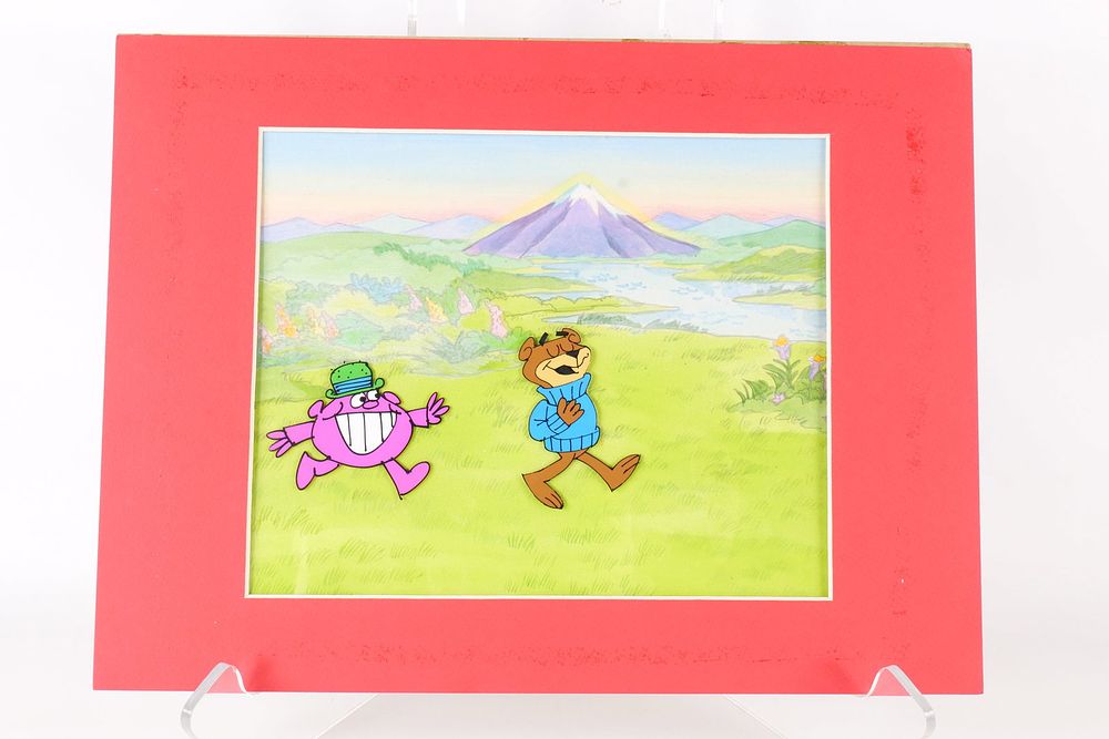 Lot 410: Sugar Crisp Post Cereal Sugar Bear Hand painted Production Cel